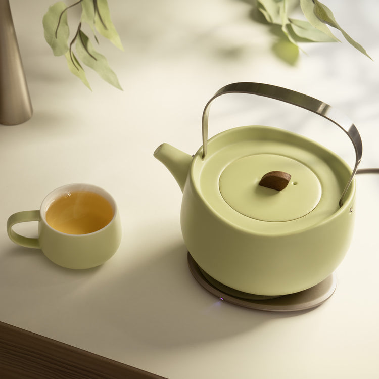 Leiph Self-heating Teapot Bundle Set by OHOM
